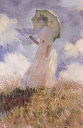 Claude Monet The Walk,Lady with Parasol Sweden oil painting artist